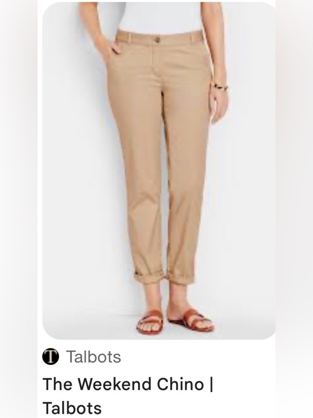 Talbots ‘The Weekend Chino’, 12P
